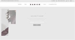 Desktop Screenshot of danier.com