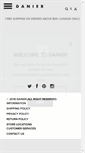 Mobile Screenshot of danier.com
