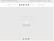 Tablet Screenshot of danier.com